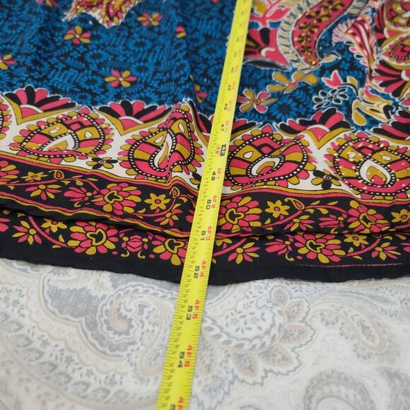 Riveria Sun kaftan ladies Muu Muu paisley Size OS House dress coverall XL - Picture 4 of 8